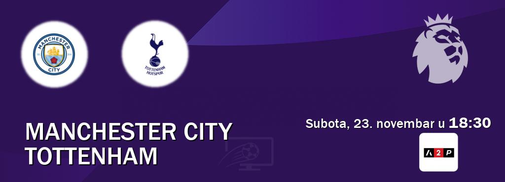 Izravni prijenos utakmice Manchester City i Tottenham pratite uživo na Arena Premium 2 (subota, 23. novembar u  18:30).