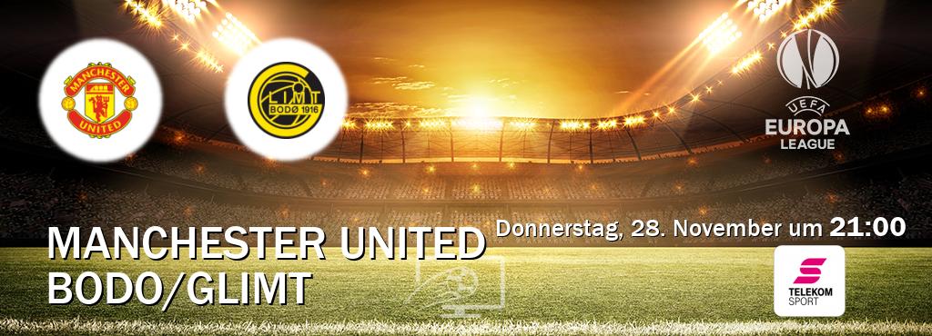 Das Spiel zwischen Manchester United und Bodo/Glimt wird am Donnerstag, 28. November um  21:00, live vom Magenta Sport übertragen.