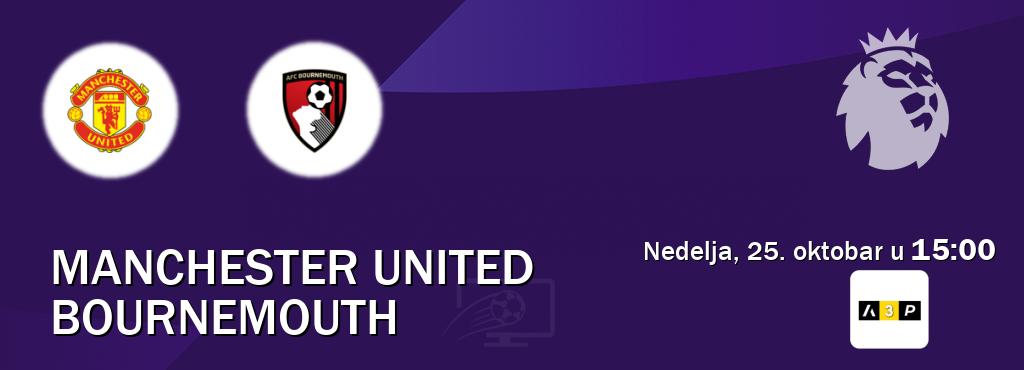 Izravni prijenos utakmice Manchester United i Bournemouth pratite uživo na Arena Premium 3 (nedelja, 25. oktobar u 15:00). Izravni prijenos utakmice Manchester United i Bournemouth pratite uživo na Arena Premium 3 (nedelja, 25. oktobar u 15:00).