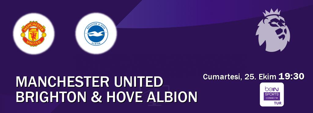 Karşılaşma Manchester United - Brighton & Hove Albion Bein Sports Connect'den canlı yayınlanacak (Cumartesi, 25. Ekim 19:30). Karşılaşma Manchester United - Brighton & Hove Albion Bein Sports Connect'den canlı yayınlanacak (Cumartesi, 25. Ekim 19:30).