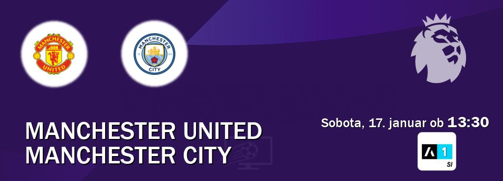 Manchester United in Manchester City v živo na Arena Sport 1. Prenos tekme bo v sobota, 17. januar ob  13:30