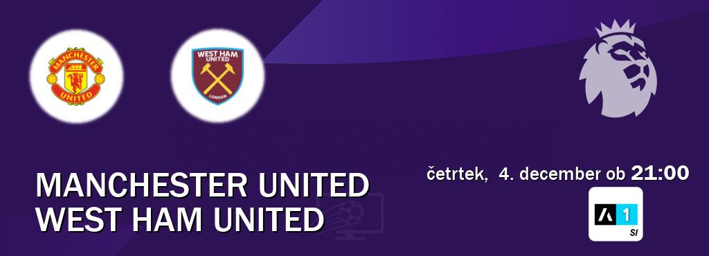 Manchester United in West Ham United v živo na Arena Sport 1. Prenos tekme bo v četrtek,  4. december ob  21:00