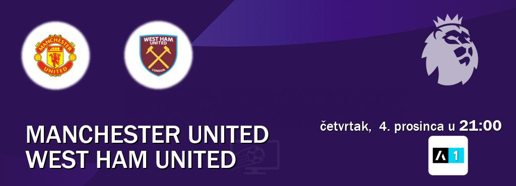 Izravni prijenos utakmice Manchester United i West Ham United pratite uživo na Arena Sport 1 (četvrtak,  4. prosinca u  21:00).