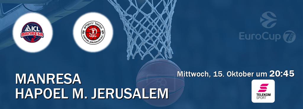 Das Spiel zwischen Manresa und Hapoel M. Jerusalem wird am Mittwoch, 15. Oktober um 20:45, live vom Magenta Sport übertragen. Das Spiel zwischen Manresa und Hapoel M. Jerusalem wird am Mittwoch, 15. Oktober um 20:45, live vom Magenta Sport übertragen.