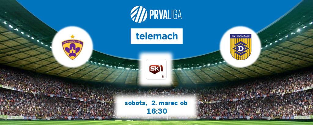 Prenos tekme med Maribor in Domžale v živo na Sportklub 1 (sobota,  2. marec ob  16:30 uri).