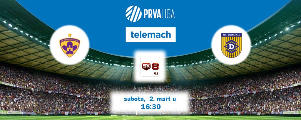 Izravni prijenos utakmice Maribor i Domžale pratite uživo na Sportklub 8 (subota,  2. mart u  16:30).