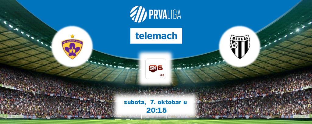 Izravni prijenos utakmice Maribor i Mura pratite uživo na Sportklub 6 (subota,  7. oktobar u  20:15).