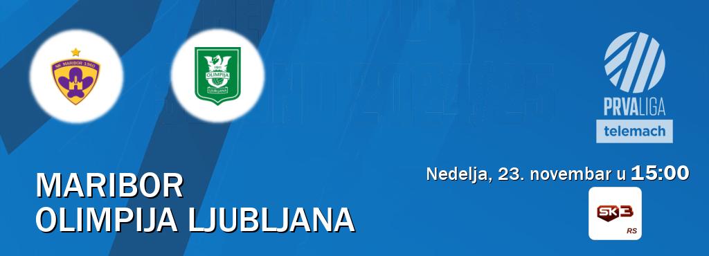 Izravni prijenos utakmice Maribor i Olimpija Ljubljana pratite uživo na Sportklub 3 (nedelja, 23. novembar u 15:00). Izravni prijenos utakmice Maribor i Olimpija Ljubljana pratite uživo na Sportklub 3 (nedelja, 23. novembar u 15:00).