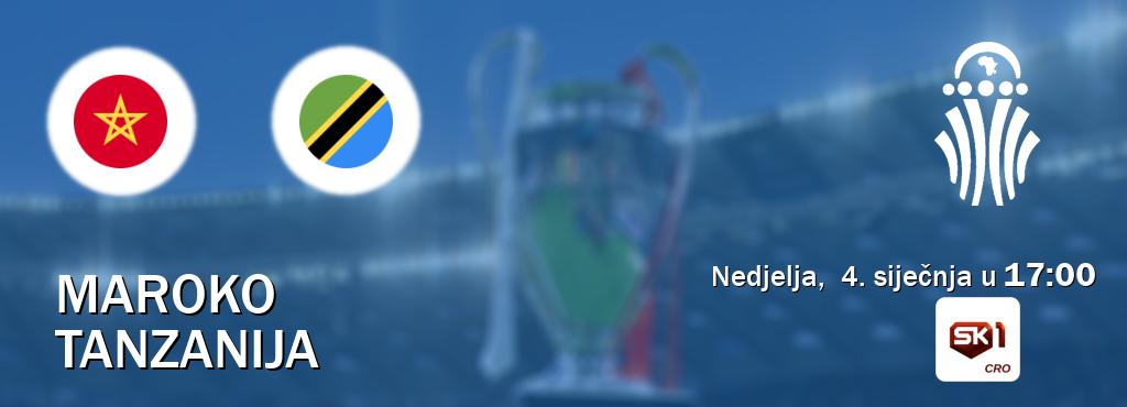Izravni prijenos utakmice Maroko i Tanzanija pratite uživo na Sportklub 1 (nedjelja,  4. siječnja u  17:00).