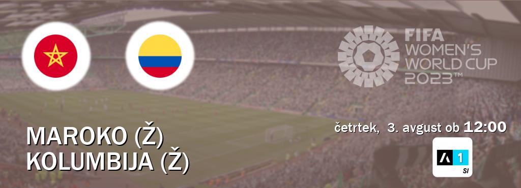 Maroko (Ž) in Kolumbija (Ž) v živo na Arena Sport 1. Prenos tekme bo v četrtek,  3. avgust ob  12:00