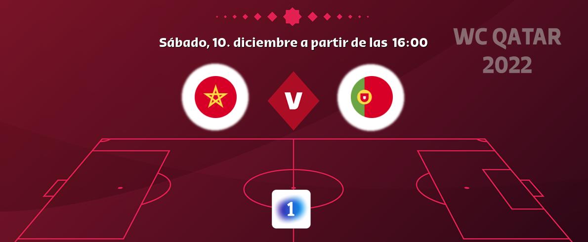 El partido entre Marruecos y Portugal será retransmitido por LA 1 (sábado, 10. diciembre a partir de las  16:00).