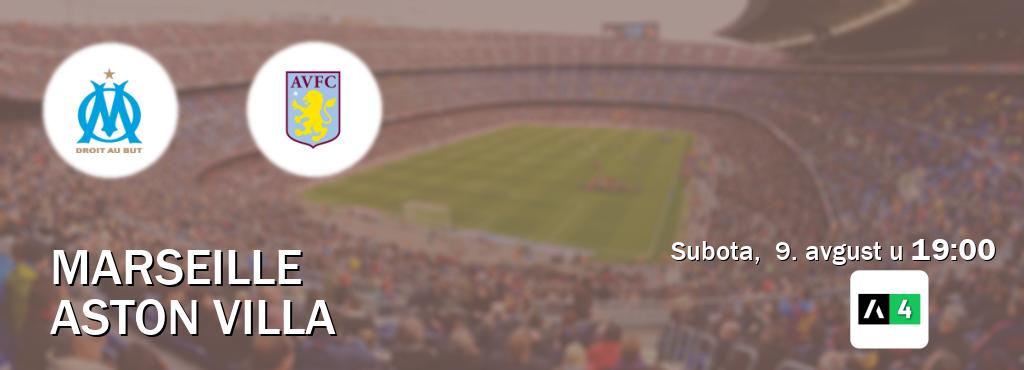 Izravni prijenos utakmice Marseille i Aston Villa pratite uživo na Arena Sport 4 (subota, 9. avgust u 19:00). Izravni prijenos utakmice Marseille i Aston Villa pratite uživo na Arena Sport 4 (subota, 9. avgust u 19:00).