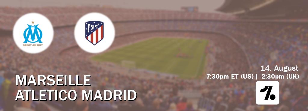 You can watch game live between Marseille and Atletico Madrid on OneFootball.