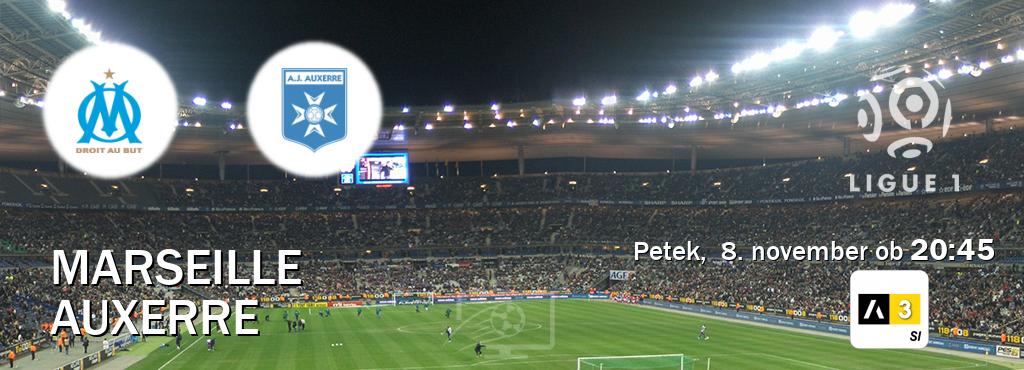 Marseille in Auxerre v živo na Arena Sport 3. Prenos tekme bo v petek,  8. november ob  20:45