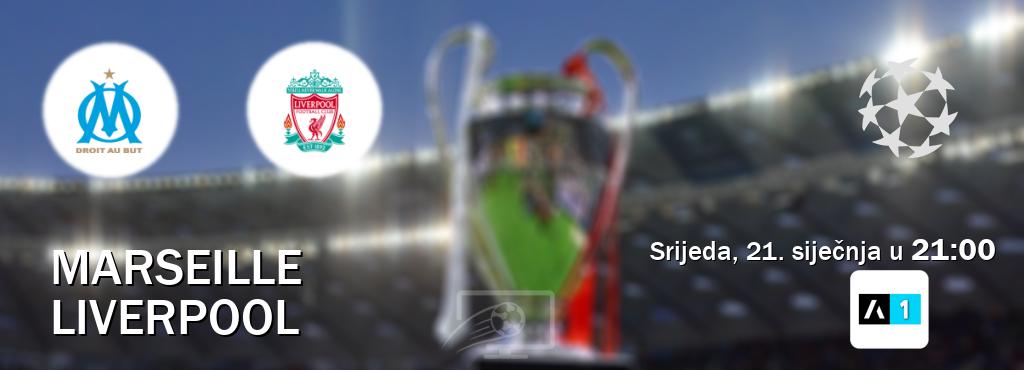 Izravni prijenos utakmice Marseille i Liverpool pratite uživo na Arena Sport 1 (srijeda, 21. siječnja u 21:00). Izravni prijenos utakmice Marseille i Liverpool pratite uživo na Arena Sport 1 (srijeda, 21. siječnja u 21:00).