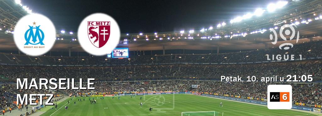 Izravni prijenos utakmice Marseille i Metz pratite uživo na Arena Sport 6 (petak, 10. april u  21:05).