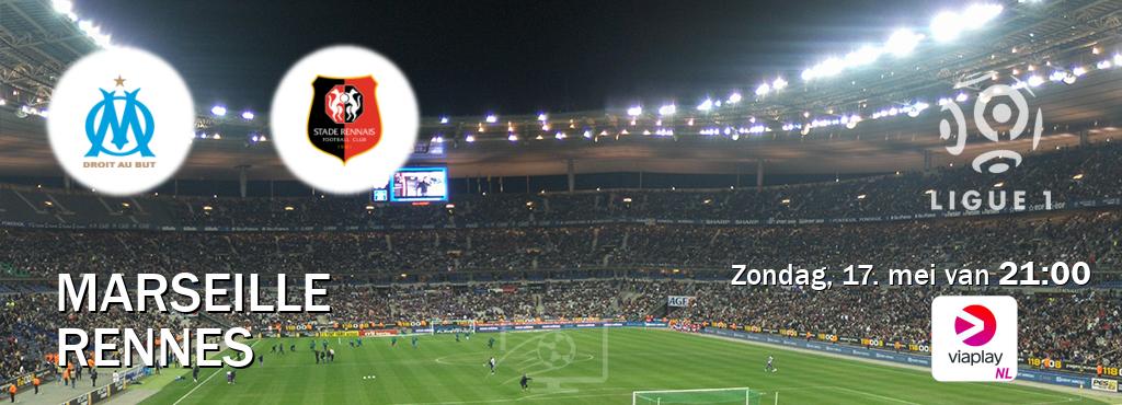 Wedstrijd tussen Marseille en Rennes live op tv bij Viaplay Nederland (zondag, 17. mei van 21:00). Wedstrijd tussen Marseille en Rennes live op tv bij Viaplay Nederland (zondag, 17. mei van 21:00).