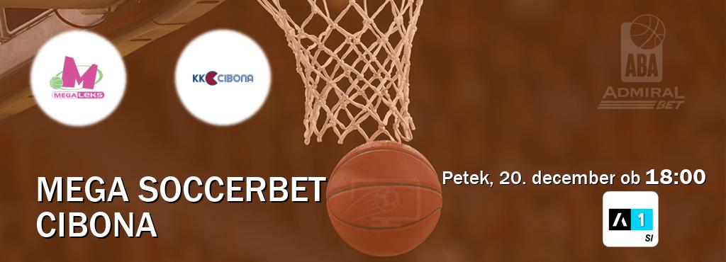 Mega Soccerbet in Cibona v živo na Arena Sport 1. Prenos tekme bo v petek, 20. december ob  18:00