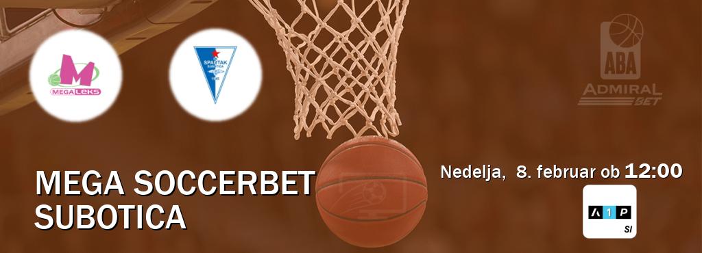 Prenos tekme med Mega Soccerbet in Subotica v živo na Arena Sport Premium (nedelja,  8. februar ob  12:00 uri).