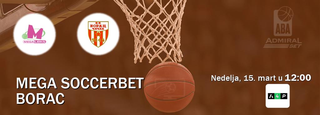 Izravni prijenos utakmice Mega Soccerbet i Borac pratite uživo na Arena Premium 4 (nedelja, 15. mart u  12:00).