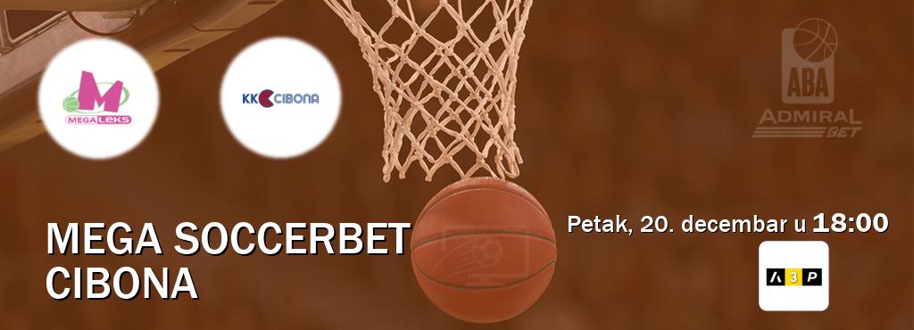 Izravni prijenos utakmice Mega Soccerbet i Cibona pratite uživo na Arena Premium 3 (petak, 20. decembar u  18:00).