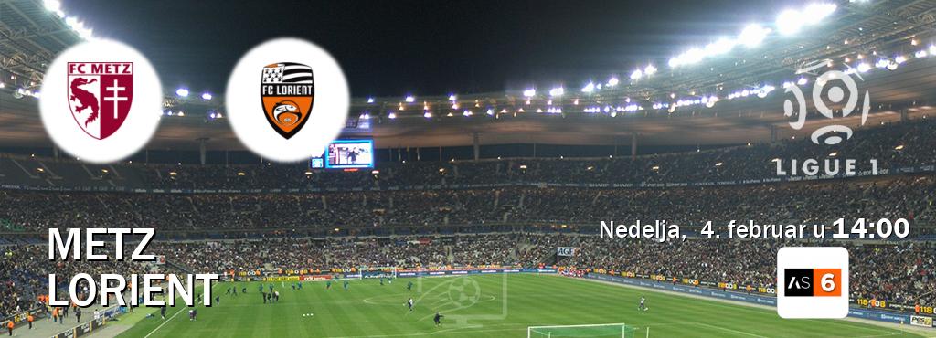 Izravni prijenos utakmice Metz i Lorient pratite uživo na Arena Sport 6 (nedelja,  4. februar u  14:00).
