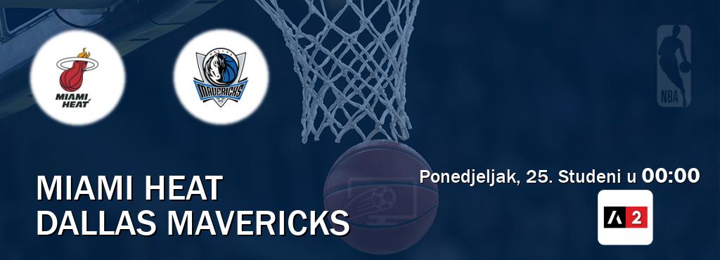 Izravni prijenos utakmice Miami Heat i Dallas Mavericks pratite uživo na Arena Sport 2 (Ponedjeljak, 25. Studeni u  00:00).