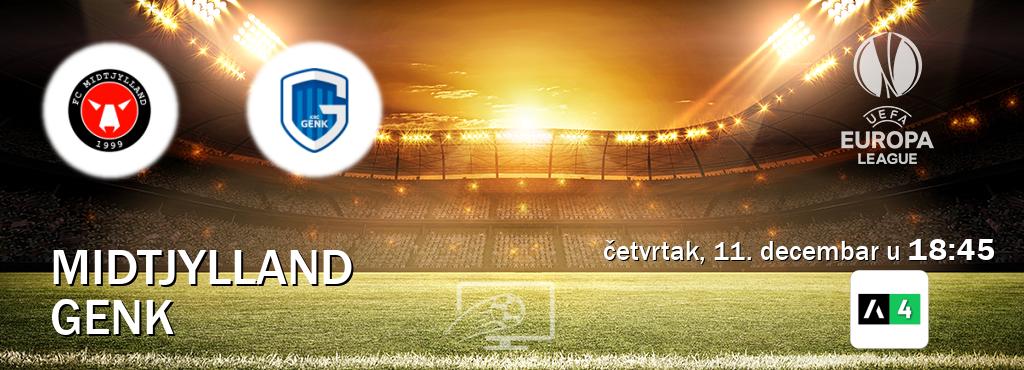 Izravni prijenos utakmice Midtjylland i Genk pratite uživo na Arena Sport 4 (četvrtak, 11. decembar u  18:45).