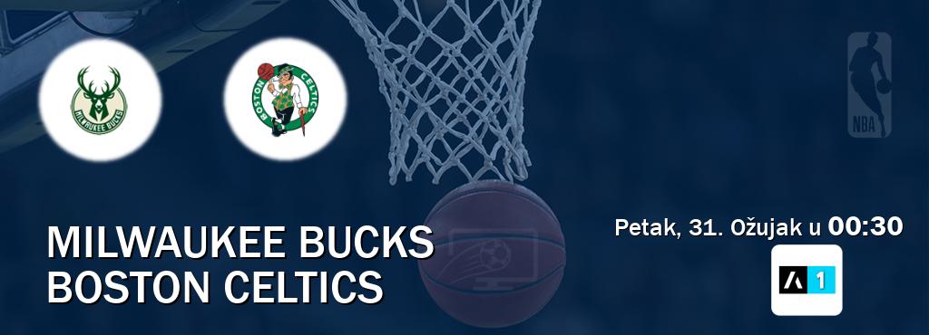 Izravni prijenos utakmice Milwaukee Bucks i Boston Celtics pratite uživo na Arena Sport 1 (Petak, 31. Ožujak u  00:30).