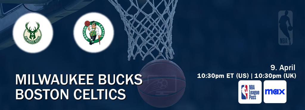 You can watch game live between Milwaukee Bucks and Boston Celtics on NBA League Pass and Max(US).