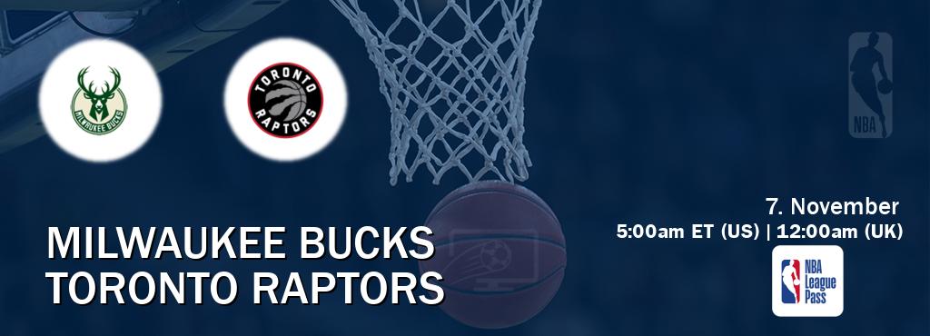 You can watch game live between Milwaukee Bucks and Toronto Raptors on NBA League Pass. You can watch game live between Milwaukee Bucks and Toronto Raptors on NBA League Pass.