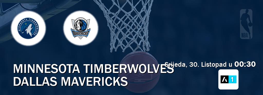 Izravni prijenos utakmice Minnesota Timberwolves i Dallas Mavericks pratite uživo na Arena Sport 1 (Srijeda, 30. Listopad u  00:30).