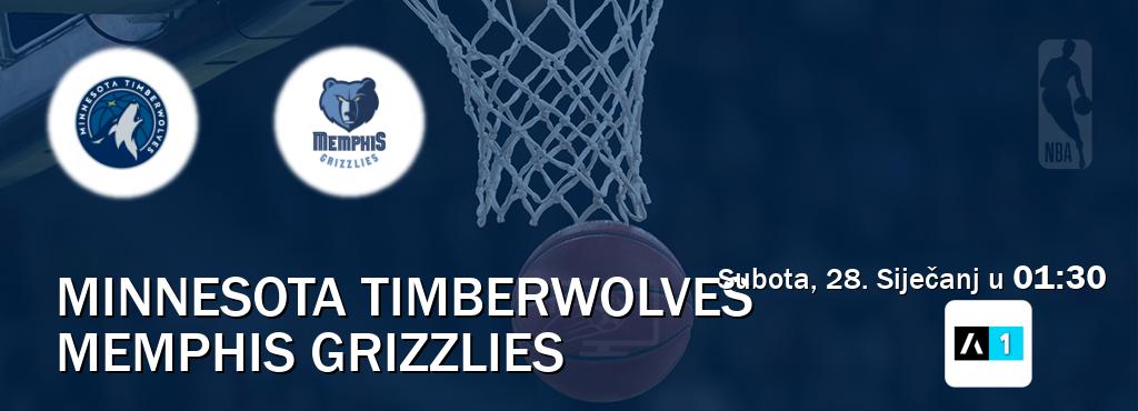 Izravni prijenos utakmice Minnesota Timberwolves i Memphis Grizzlies pratite uživo na Arena Sport 1 (Subota, 28. Siječanj u  01:30).