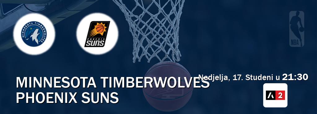 Izravni prijenos utakmice Minnesota Timberwolves i Phoenix Suns pratite uživo na Arena Sport 2 (Nedjelja, 17. Studeni u  21:30).