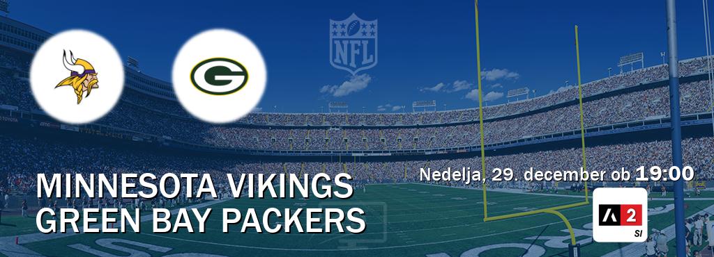 Minnesota Vikings in Green Bay Packers v živo na Arena Sport 2. Prenos tekme bo v nedelja, 29. december ob  19:00