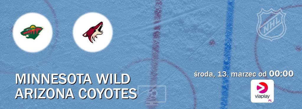 Gra między Minnesota Wild i Arizona Coyotes transmisja na żywo w Viaplay Polska (środa, 13. marzec od  00:00).