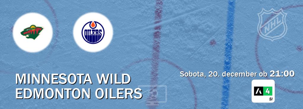Dvoboj Minnesota Wild in Edmonton Oilers s prenosom tekme v živo na Arena Sport 4.