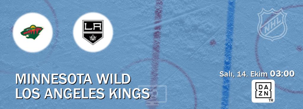 Karşılaşma Minnesota Wild - Los Angeles Kings DAZN'den canlı yayınlanacak (Salı, 14. Ekim  03:00).