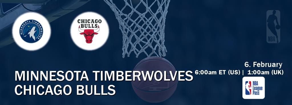 You can watch game live between Minnesota Timberwolves and Chicago Bulls on NBA League Pass.