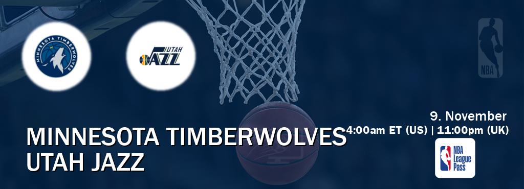 You can watch game live between Minnesota Timberwolves and Utah Jazz on NBA League Pass. You can watch game live between Minnesota Timberwolves and Utah Jazz on NBA League Pass.