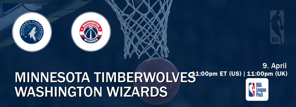 You can watch game live between Minnesota Timberwolves and Washington Wizards on NBA League Pass.