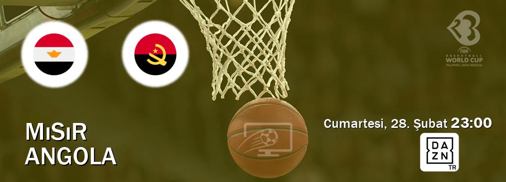 Karşılaşma Mısır - Angola DAZN'den canlı yayınlanacak (Cumartesi, 28. Şubat  23:00).