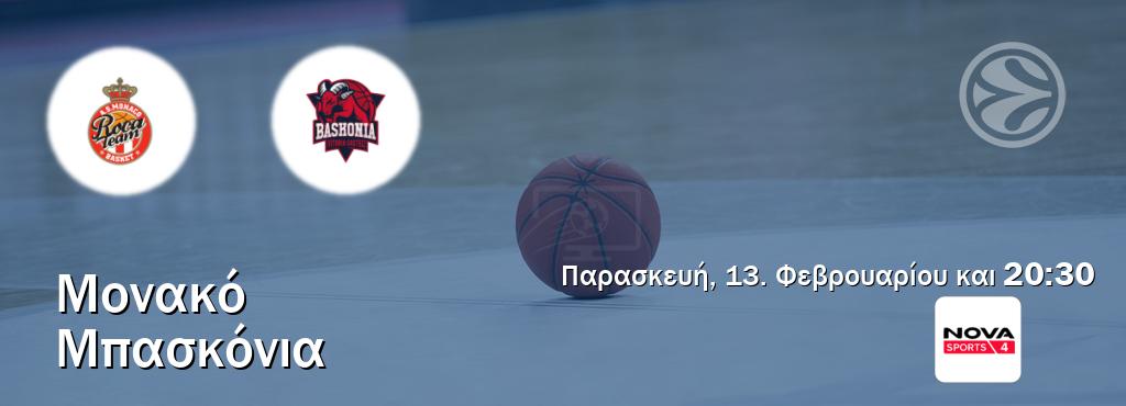 Παρακολουθήστ ζωντανά Μονακό - Μπασκόνια από το Nova Sports 4 (20:30).