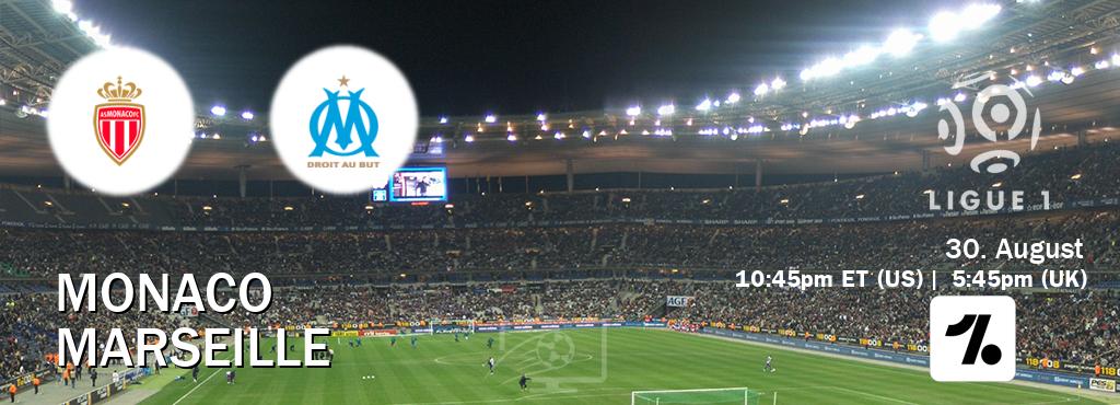 You can watch game live between Monaco and Marseille on OneFootball.