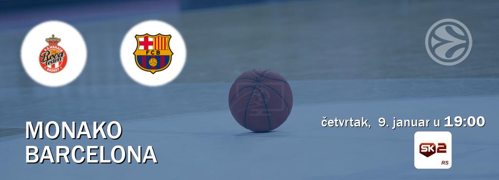 Izravni prijenos utakmice Monako i Barcelona pratite uživo na Sportklub 2 (četvrtak,  9. januar u  19:00).