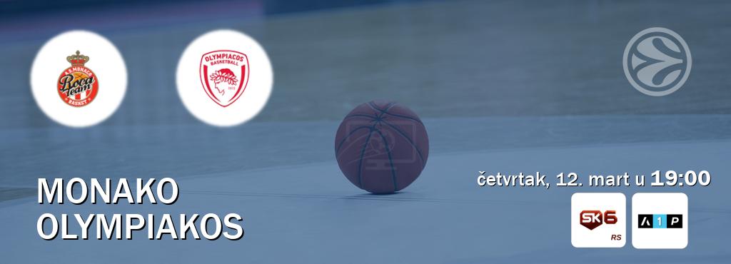 Izravni prijenos utakmice Monako i Olympiakos pratite uživo na Sportklub 6 i Arena Premium 1 (četvrtak, 12. mart u  19:00).