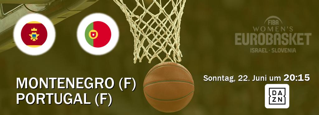 Das Spiel zwischen Montenegro (F) und Portugal (F) wird am Sonntag, 22. Juni um 20:15, live vom DAZN übertragen. Das Spiel zwischen Montenegro (F) und Portugal (F) wird am Sonntag, 22. Juni um 20:15, live vom DAZN übertragen.