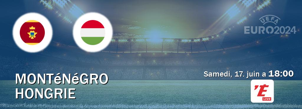 Match entre Monténégro et Hongrie en direct à la L'Equipe Live (samedi, 17. juin a  18:00).