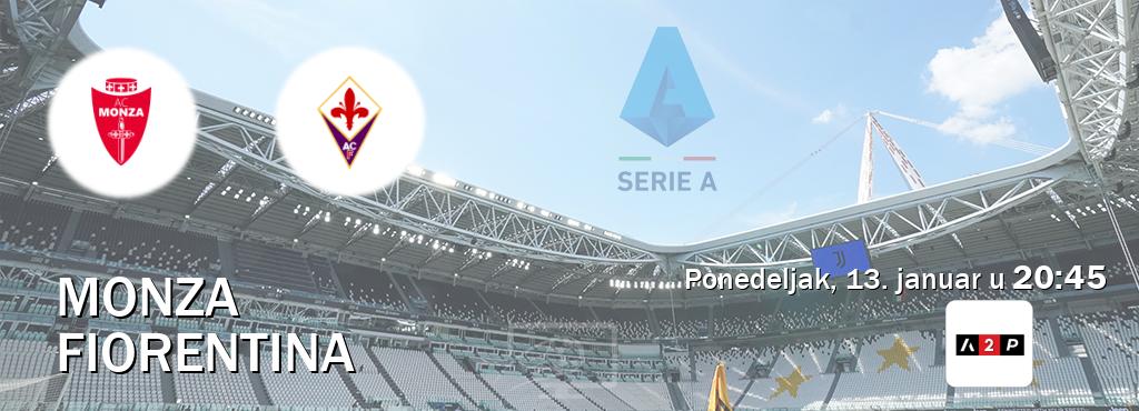 Izravni prijenos utakmice Monza i Fiorentina pratite uživo na Arena Premium 2 (ponedeljak, 13. januar u  20:45).