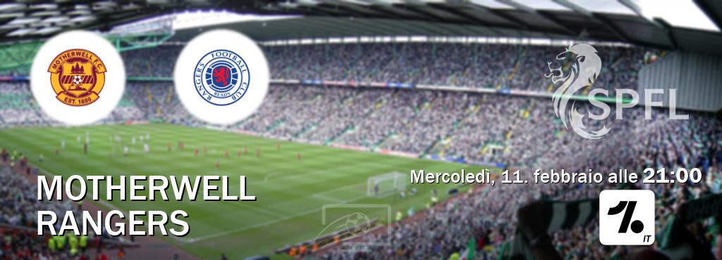 Il match Motherwell - Rangers sarà trasmesso in diretta TV su OneFootball Italia (ore 21:00)